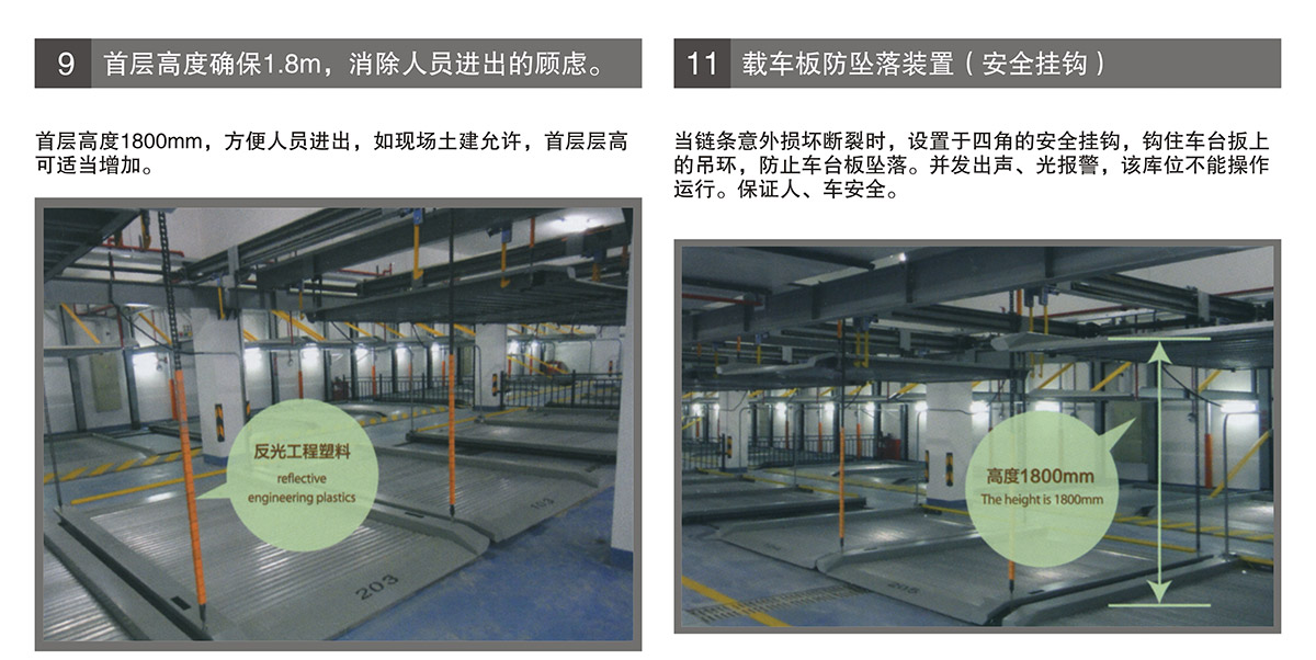四川PSH4-D2负二正二地坑四层升降横移立体车库首层高度安全挂钩.jpg